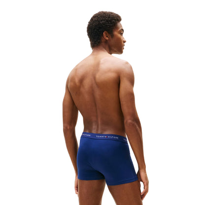 Blue-Purple-Navy - Back - Tommy Hilfiger Mens Signature Swimming Trunks