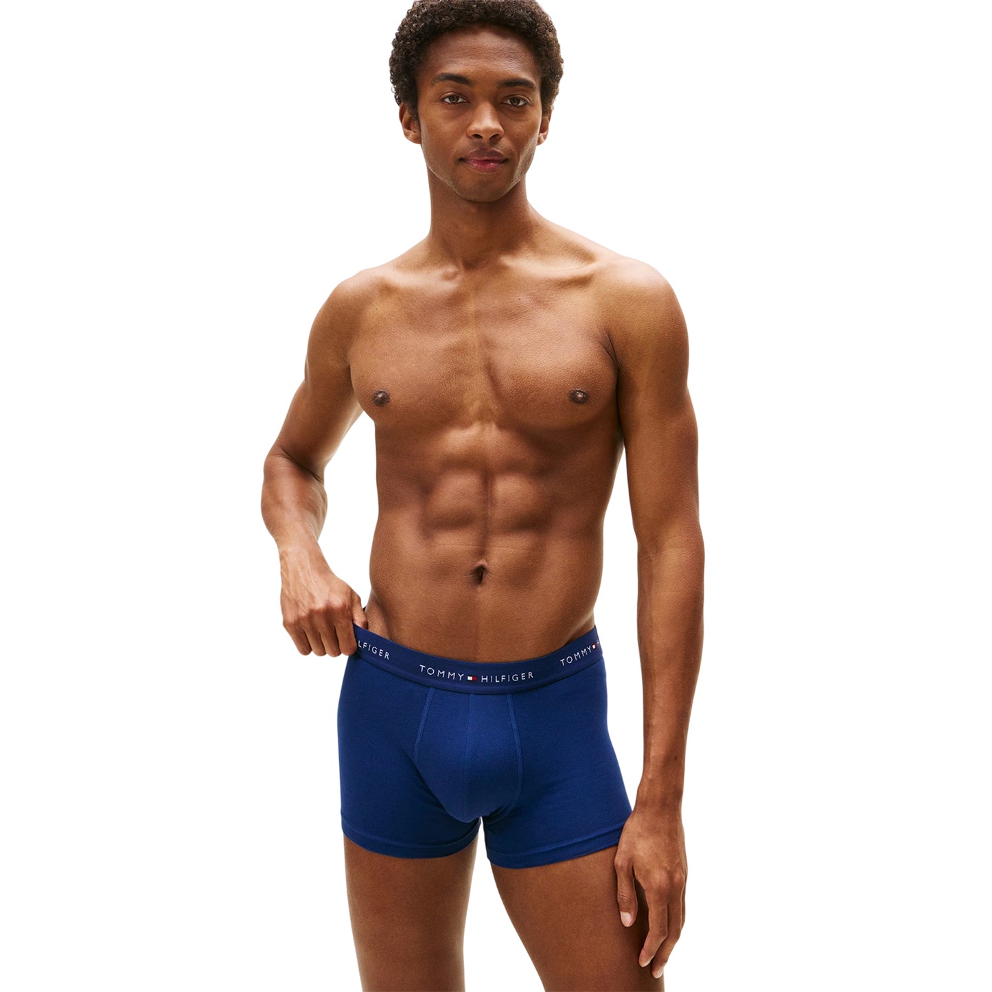 Blue-Purple-Navy - Lifestyle - Tommy Hilfiger Mens Signature Swimming Trunks