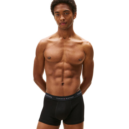 Blue-Purple-Navy - Pack Shot - Tommy Hilfiger Mens Signature Swimming Trunks
