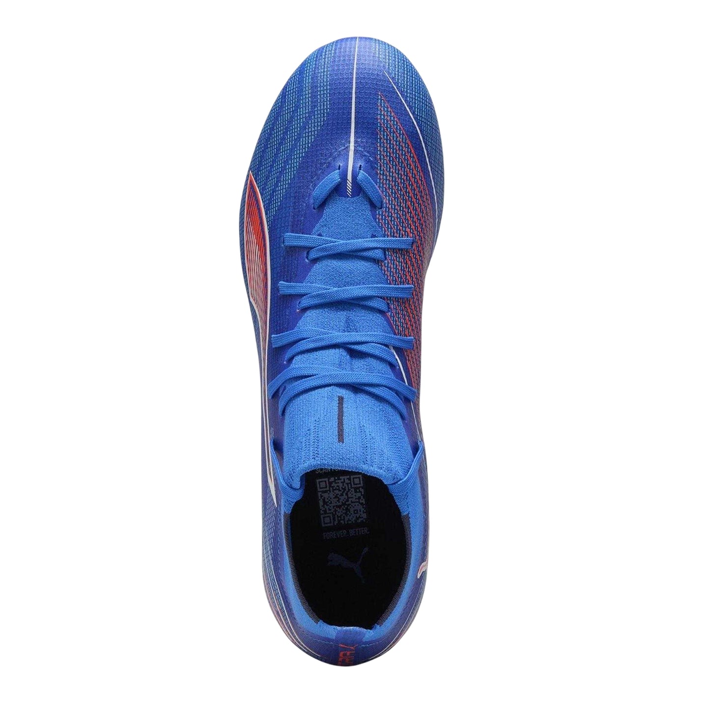 Blue-White - Side - Puma Mens Ultra 5 Match Firm Ground Football Boots