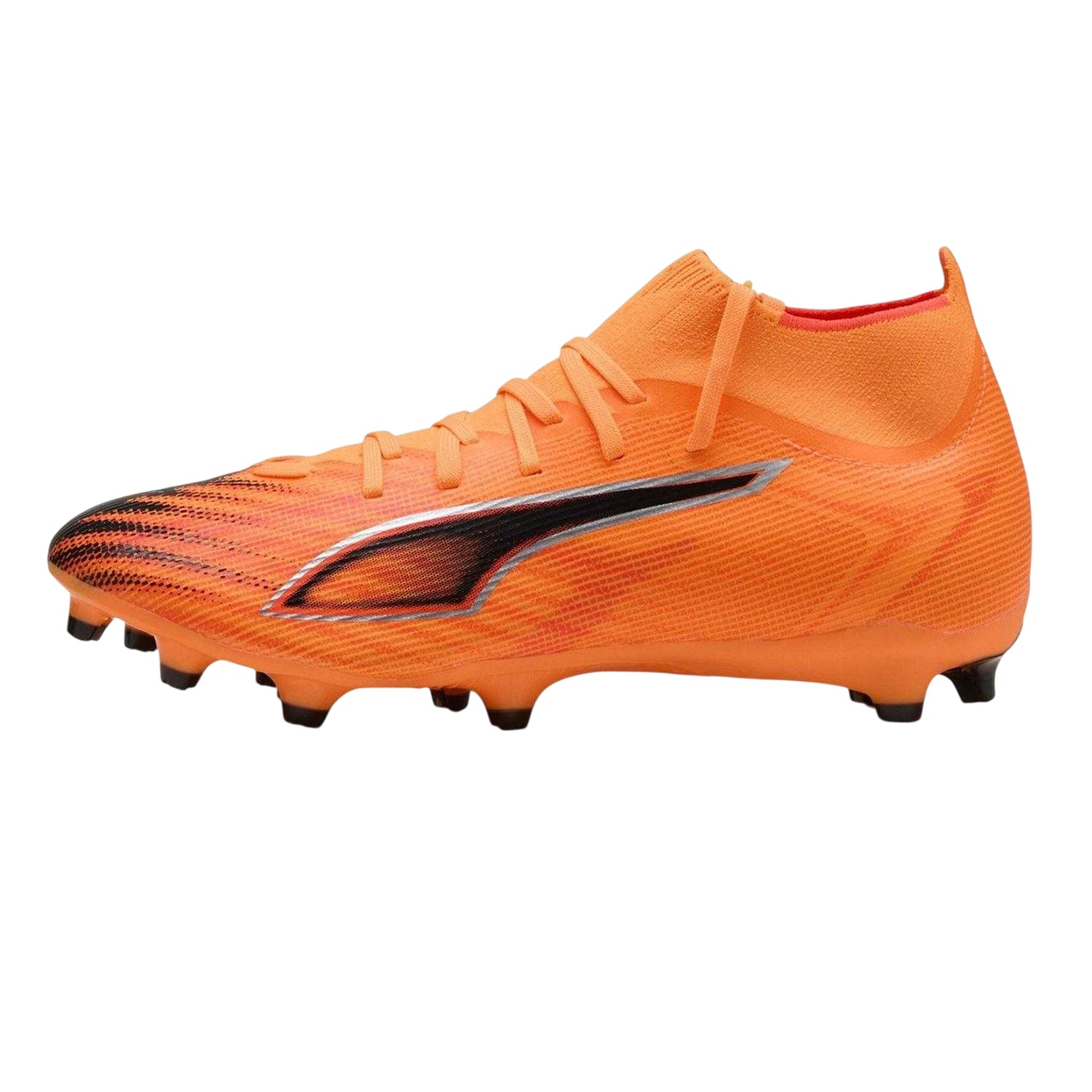 Orange-Black - Back - Puma Mens Ultra 5 Match Firm Ground Football Boots