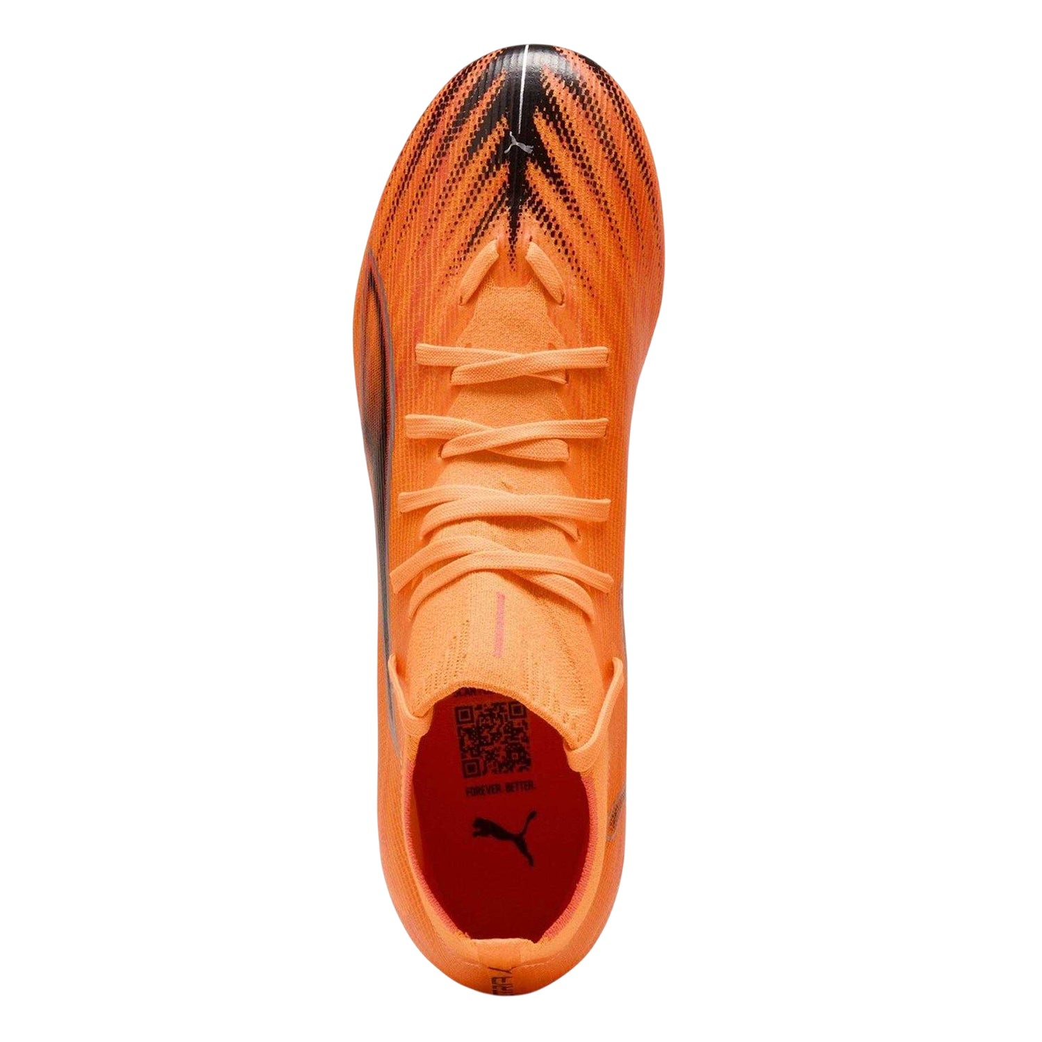 Orange-Black - Side - Puma Mens Ultra 5 Match Firm Ground Football Boots