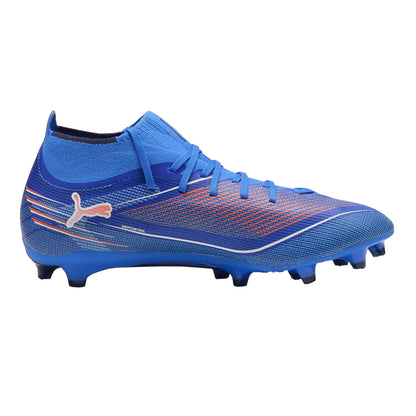 Blue-White - Front - Puma Mens Ultra 5 Match Firm Ground Football Boots