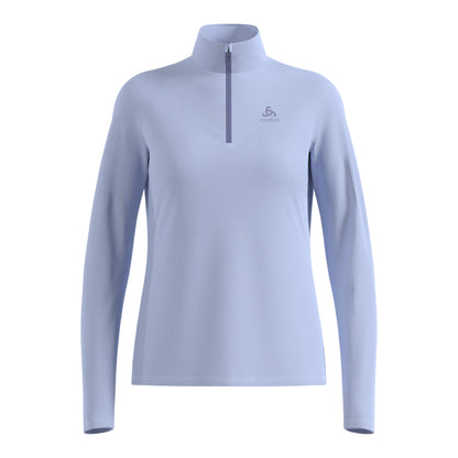Heron - Front - Odlo Womens-Ladies Besso Long-Sleeved Fleece Top