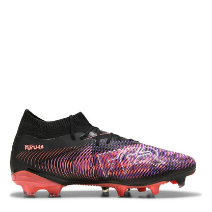 Black-Purple - Lifestyle - Puma Womens-Ladies Future 8 Match Snug Fit Artificial Ground Football Boots