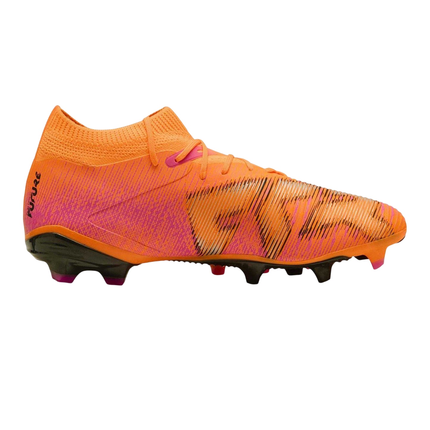Orange-Black - Front - Puma Womens-Ladies Future 8 Match Snug Fit Artificial Ground Football Boots