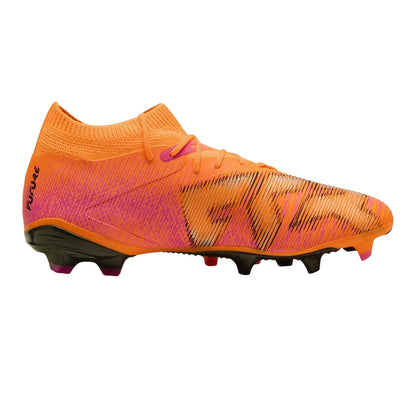 Orange-Black - Front - Puma Womens-Ladies Future 8 Match Snug Fit Artificial Ground Football Boots