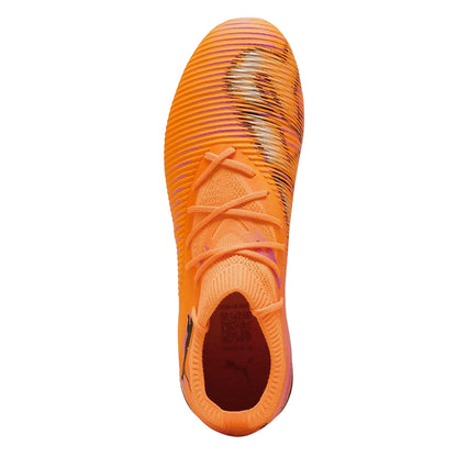 Orange-Black - Side - Puma Womens-Ladies Future 8 Match Snug Fit Artificial Ground Football Boots