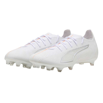 White - Close up - Puma Mens Ultra 6 Ultimate Firm Ground Football Boots