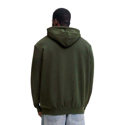 Duffle Bag - Back - Jack And Jones Mens Lettering Logo Long-Sleeved Hoodie