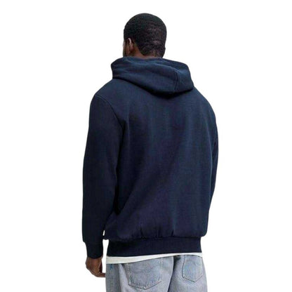 Sky Captain - Back - Jack And Jones Mens Lettering Logo Long-Sleeved Hoodie