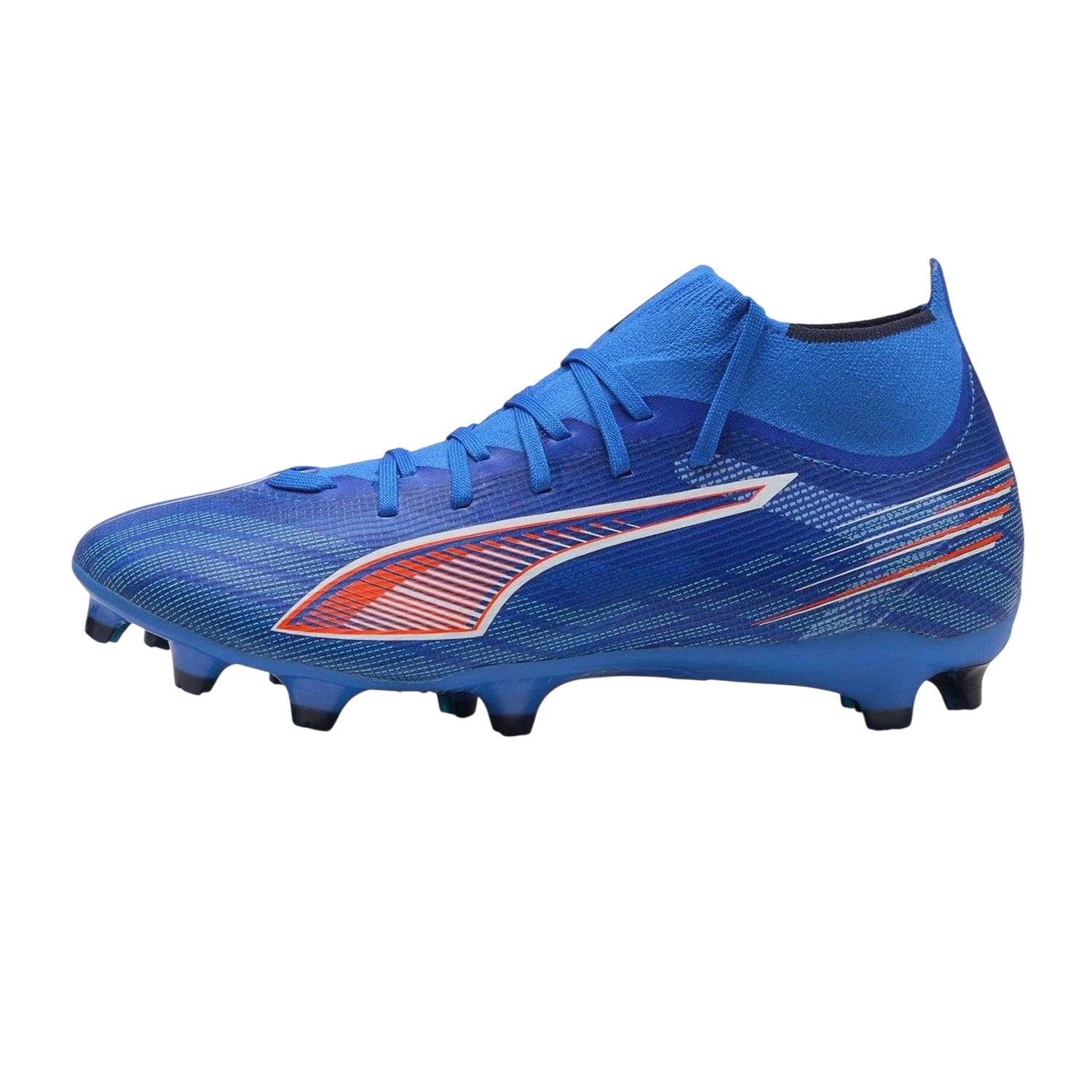 Blue-White - Back - Puma Womens-Ladies Ultra Match+ Firm Ground Football Boots
