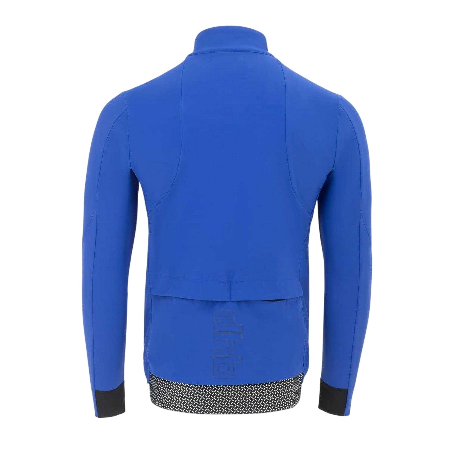 Royal Blue - Back - dhb Mens Thermal Long-Sleeved Soft Shell Jacket