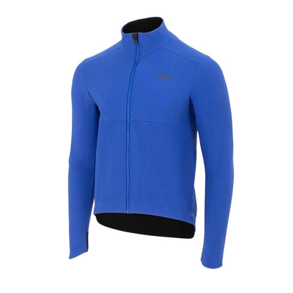 Royal Blue - Side - dhb Mens Thermal Long-Sleeved Soft Shell Jacket