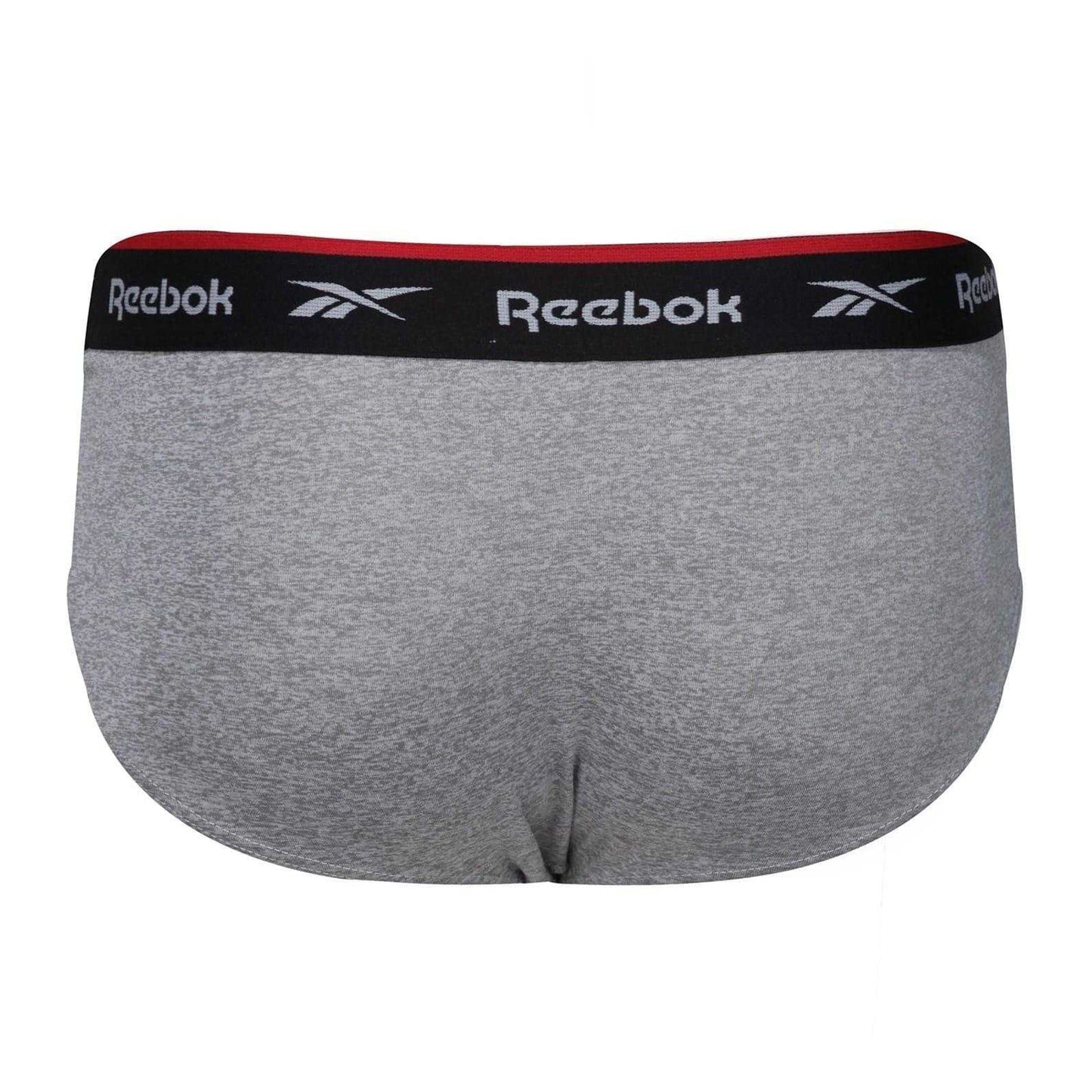 Black-White-Grey - Back - Reebok Mens Wiggins Briefs (Pack of 3)
