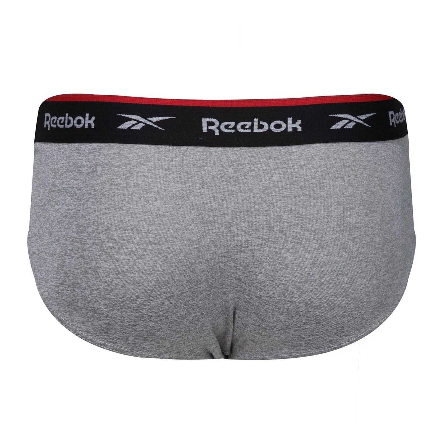 Black-White-Grey - Back - Reebok Mens Wiggins Briefs (Pack of 3)