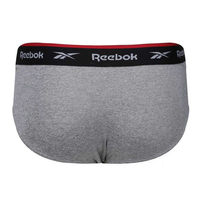 Black-White-Grey - Back - Reebok Mens Wiggins Briefs (Pack of 3)