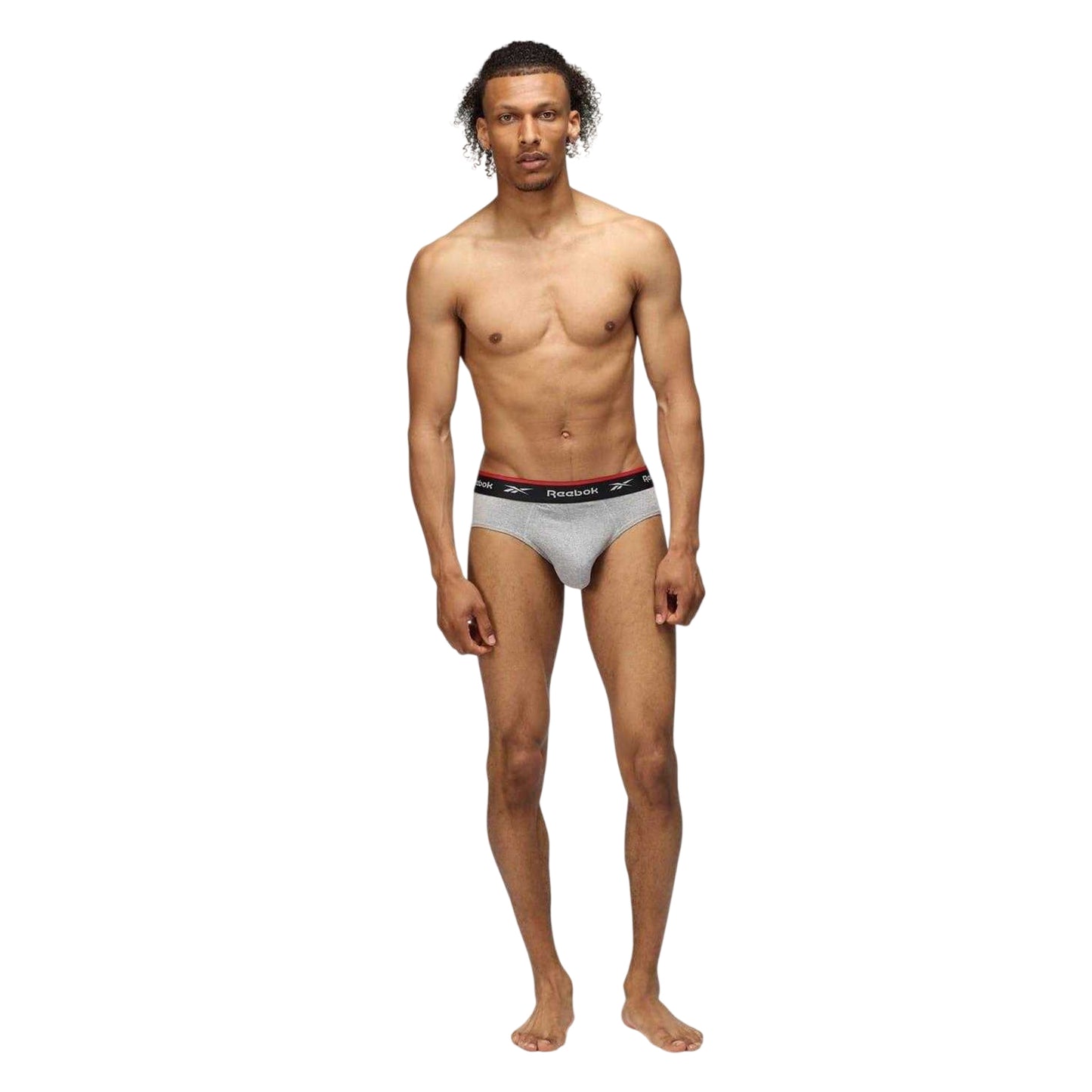 Black-White-Grey - Lifestyle - Reebok Mens Wiggins Briefs (Pack of 3)