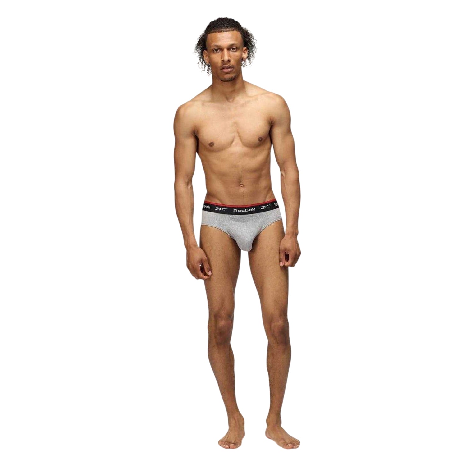 Black-White-Grey - Lifestyle - Reebok Mens Wiggins Briefs (Pack of 3)