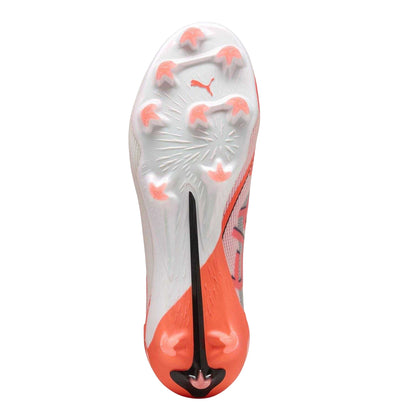 White-Red - Pack Shot - Puma Womens-Ladies Ultra Ultimate Firm Ground Football Boots