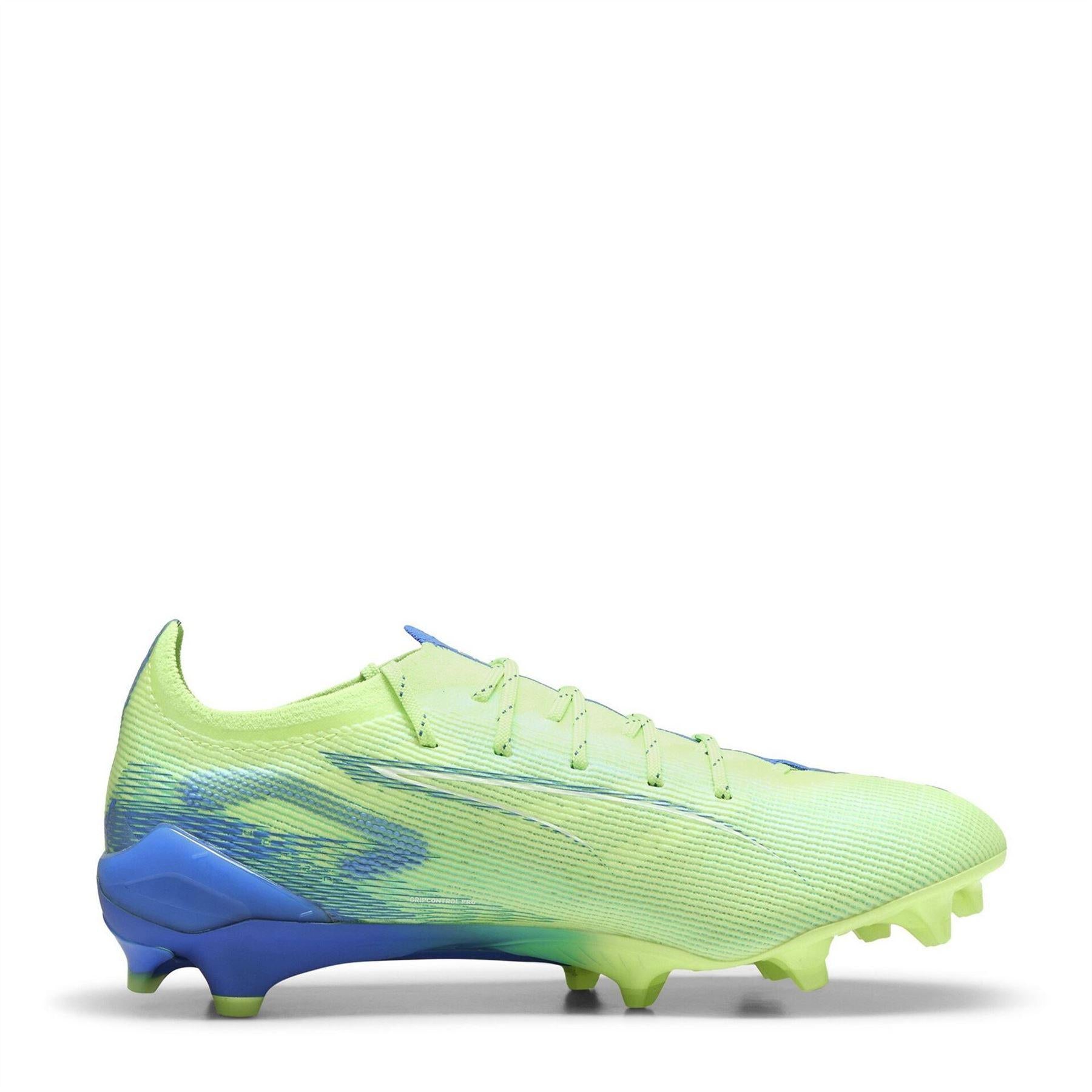 Green-White-Blue - Lifestyle - Puma Womens-Ladies Ultra Ultimate Firm Ground Football Boots