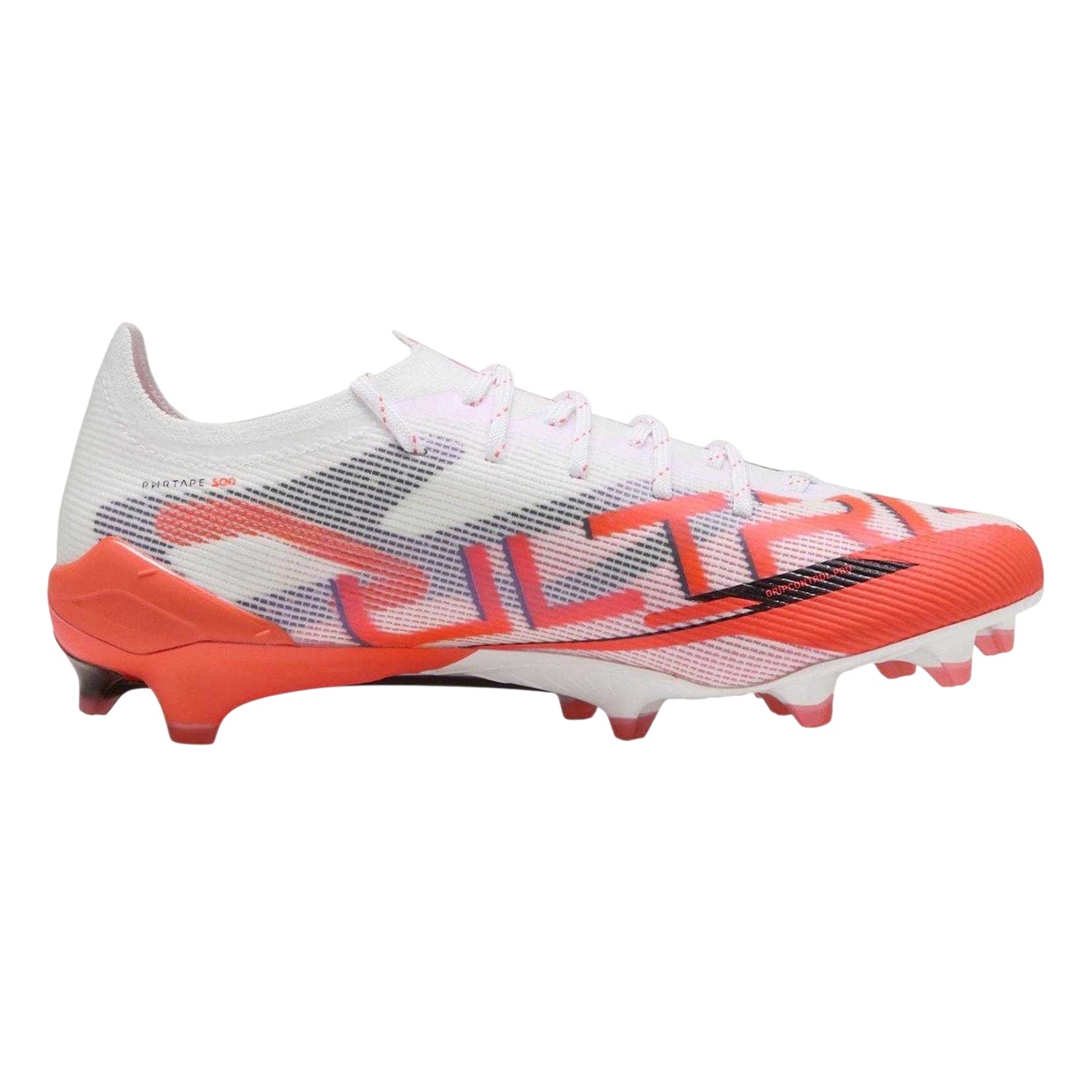 White-Red - Front - Puma Womens-Ladies Ultra Ultimate Firm Ground Football Boots