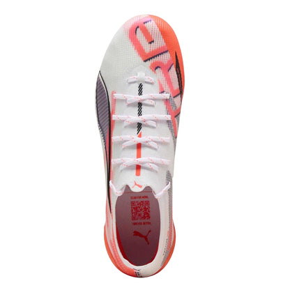 White-Red - Lifestyle - Puma Womens-Ladies Ultra Ultimate Firm Ground Football Boots