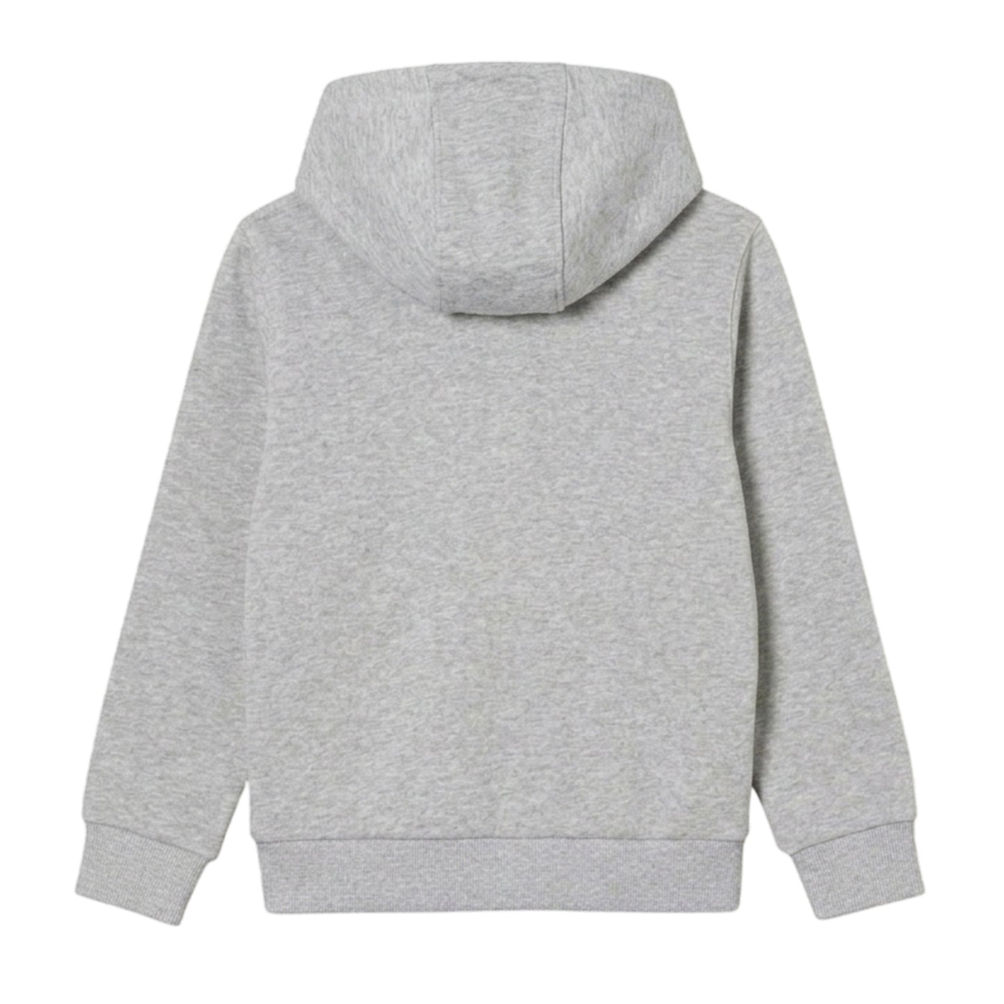 Grey Marl - Back - Lacoste Boys Basic Full Zip Hoodie