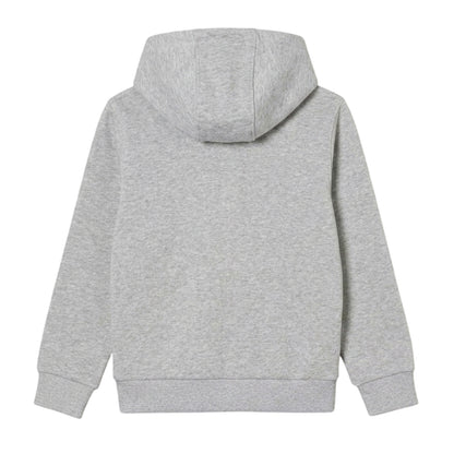 Grey Marl - Back - Lacoste Boys Basic Full Zip Hoodie