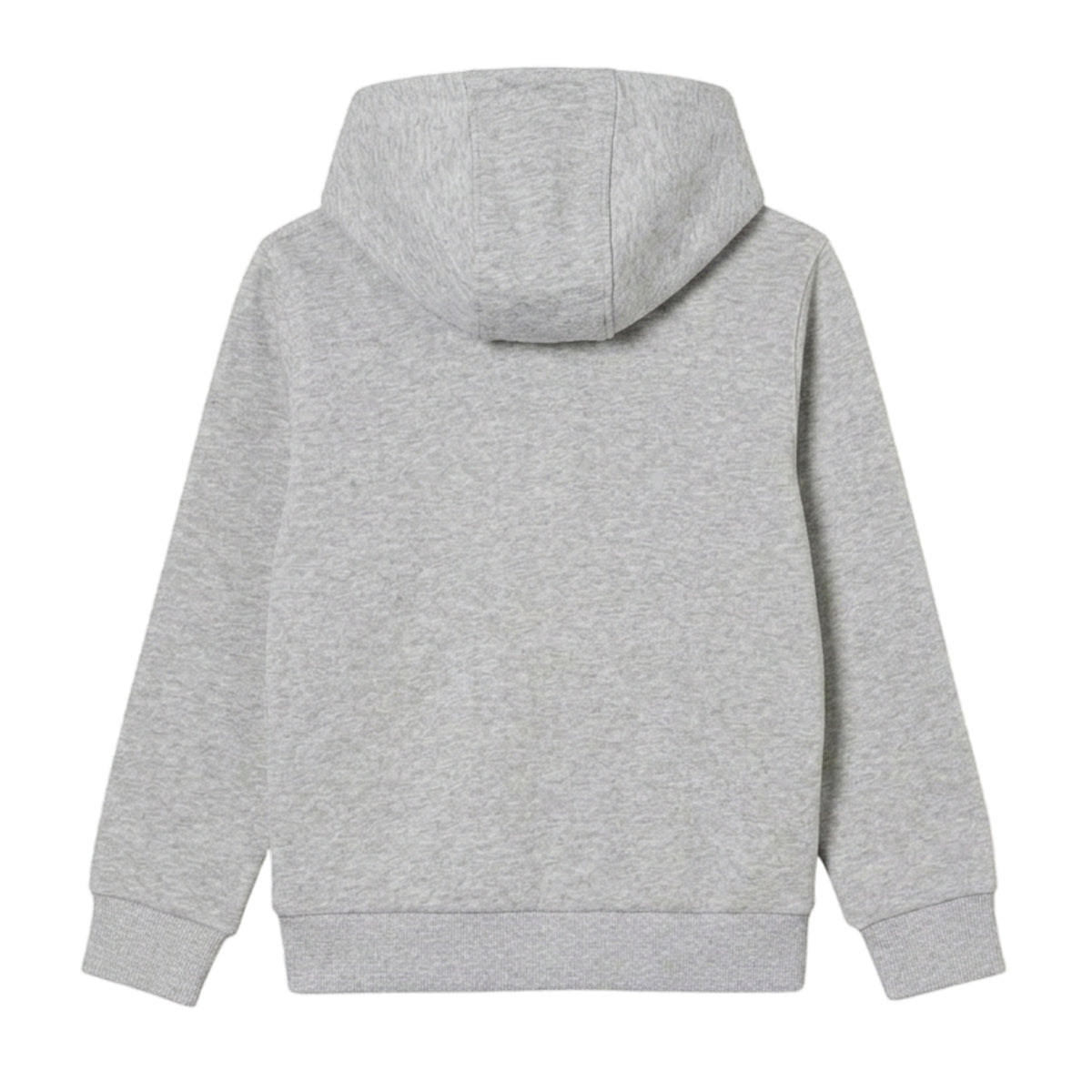 Grey Marl - Back - Lacoste Boys Basic Full Zip Hoodie