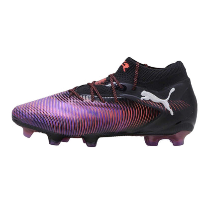 Black-Purple - Side - Puma Womens-Ladies Future 8 Ultimate Firm Ground Football Boots