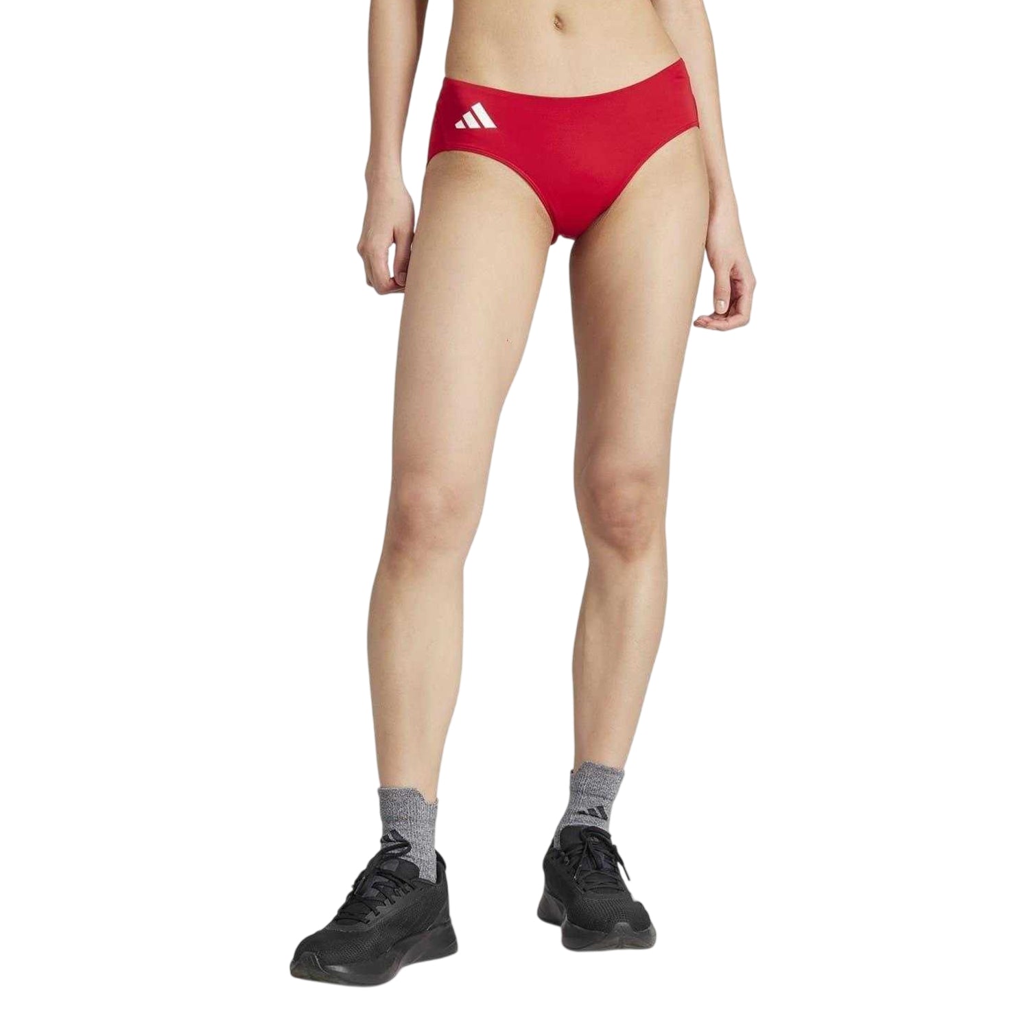 Team Power Red - Side - Adidas Womens-Ladies Adizero Briefs