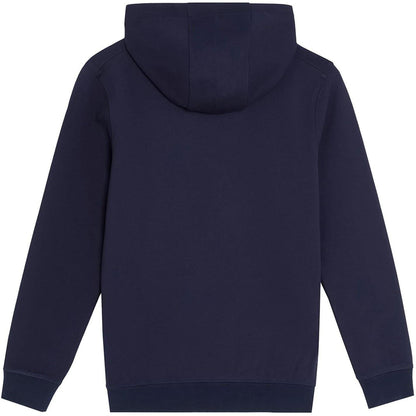 Dark Navy - Back - Lyle & Scott Childrens-Kids Embroidered Logo Kangaroo Pocket Hoodie