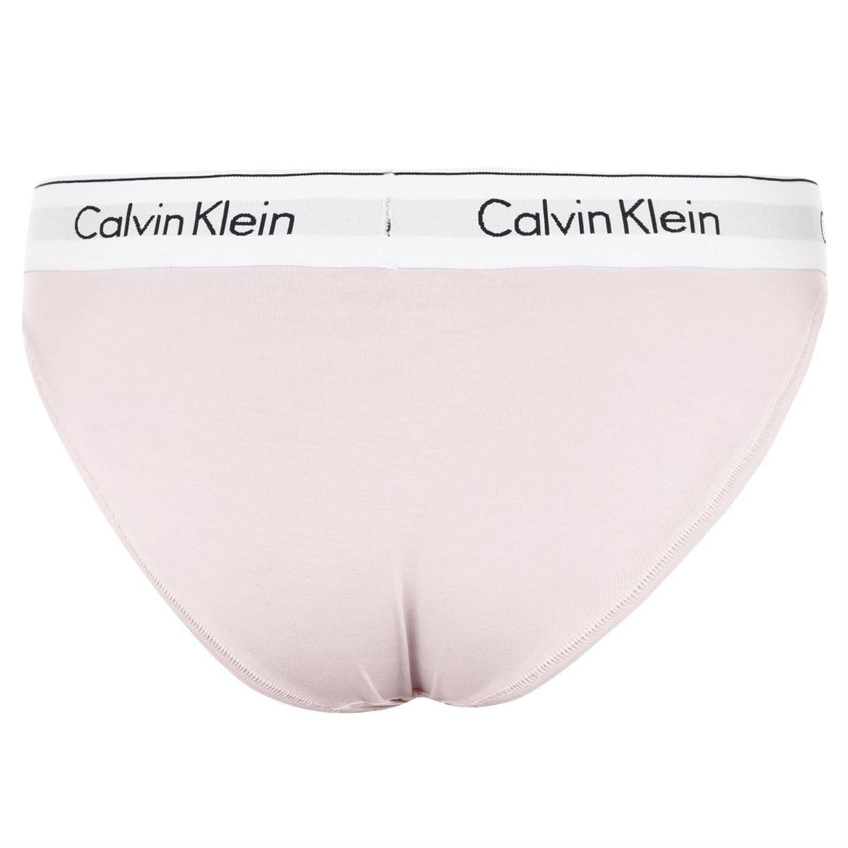 Light Pink - Back - Calvin Klein Womens-Ladies Cotton Blend Lightweight Modern Briefs