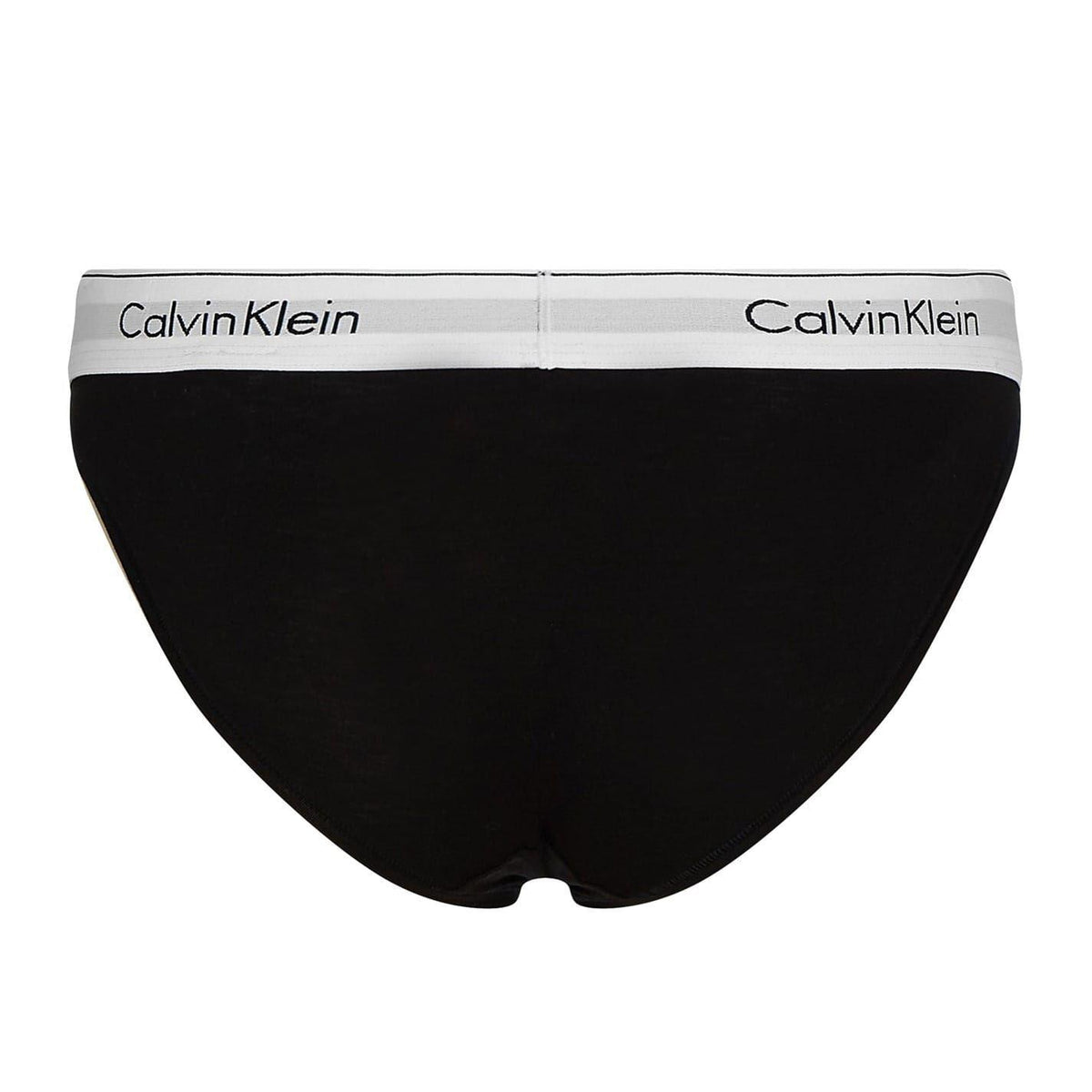 Black - Back - Calvin Klein Womens-Ladies Cotton Blend Lightweight Modern Briefs