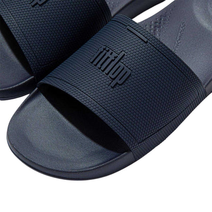 Navy - Lifestyle - FitFlop Mens Godan Honeycomb Sliders