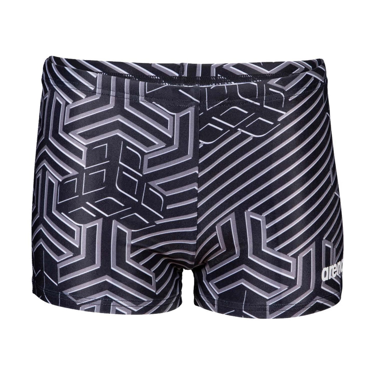Black - Front - Arena Boys Kikko Swim Shorts