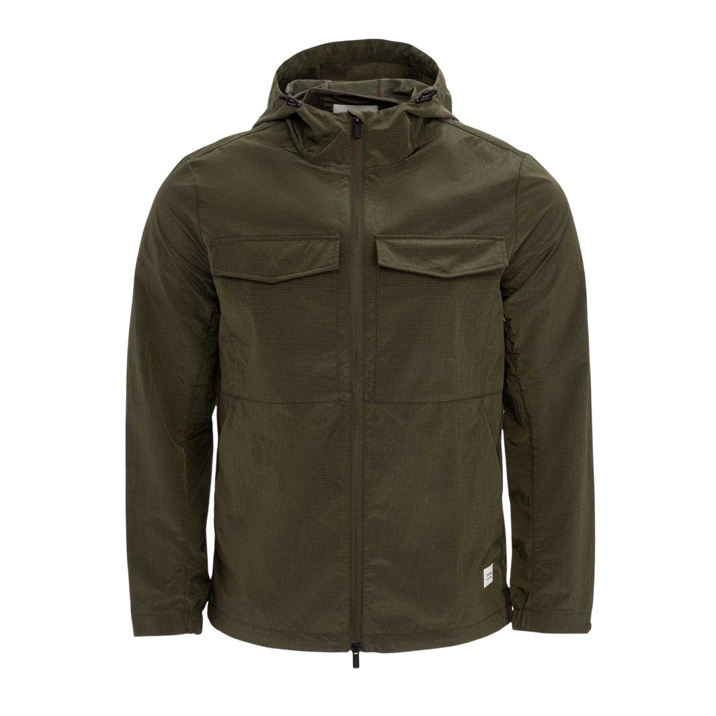 Khaki Green - Front - Firetrap Mens Windproof Reflective Jacket