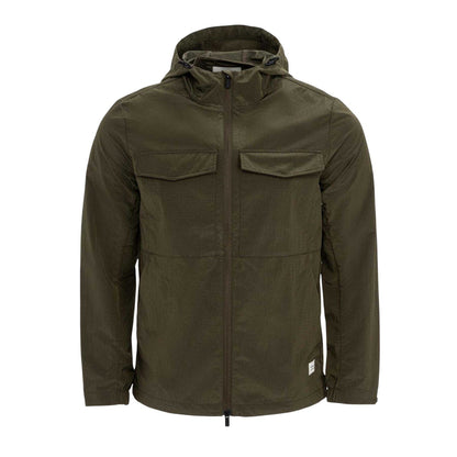 Khaki Green - Front - Firetrap Mens Windproof Reflective Jacket