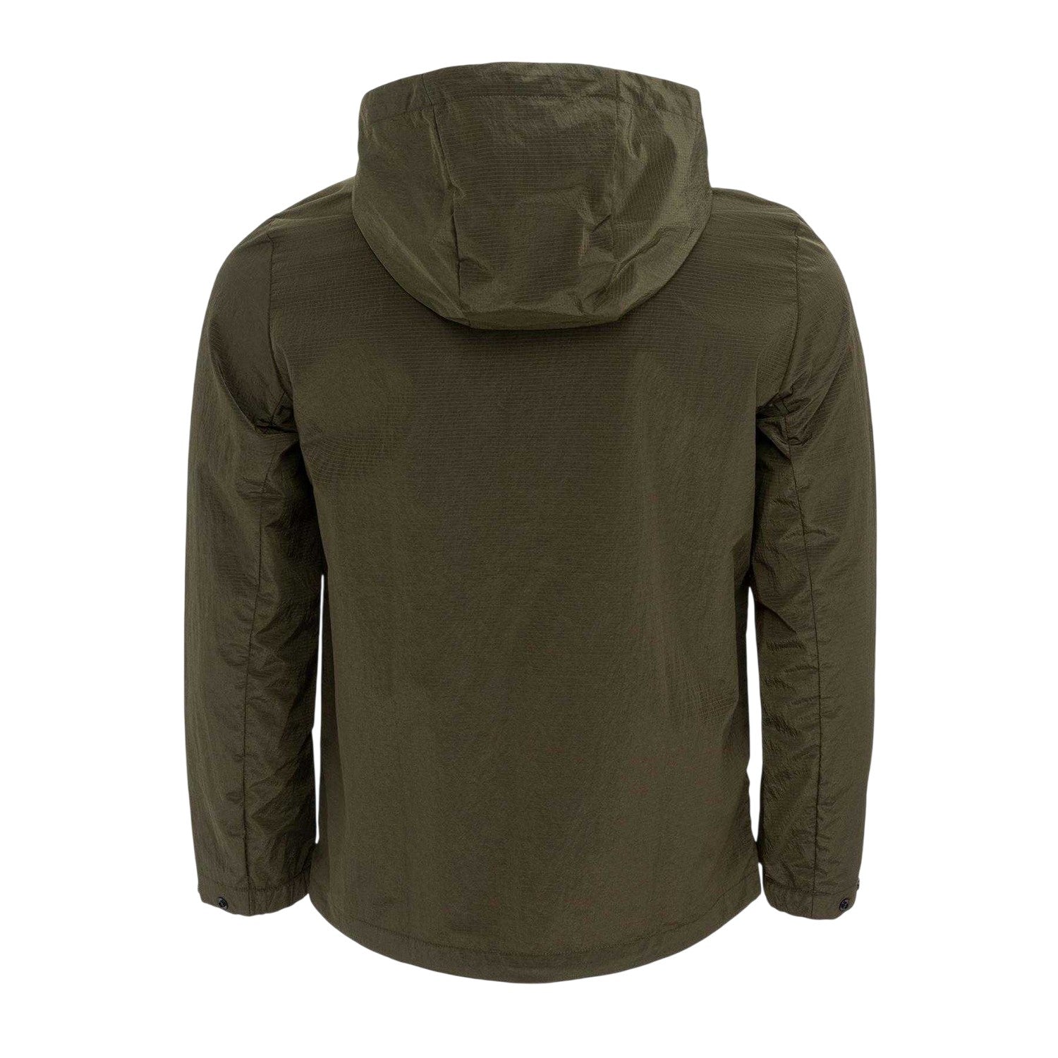 Khaki Green - Back - Firetrap Mens Windproof Reflective Jacket