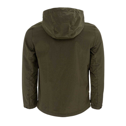 Khaki Green - Back - Firetrap Mens Windproof Reflective Jacket