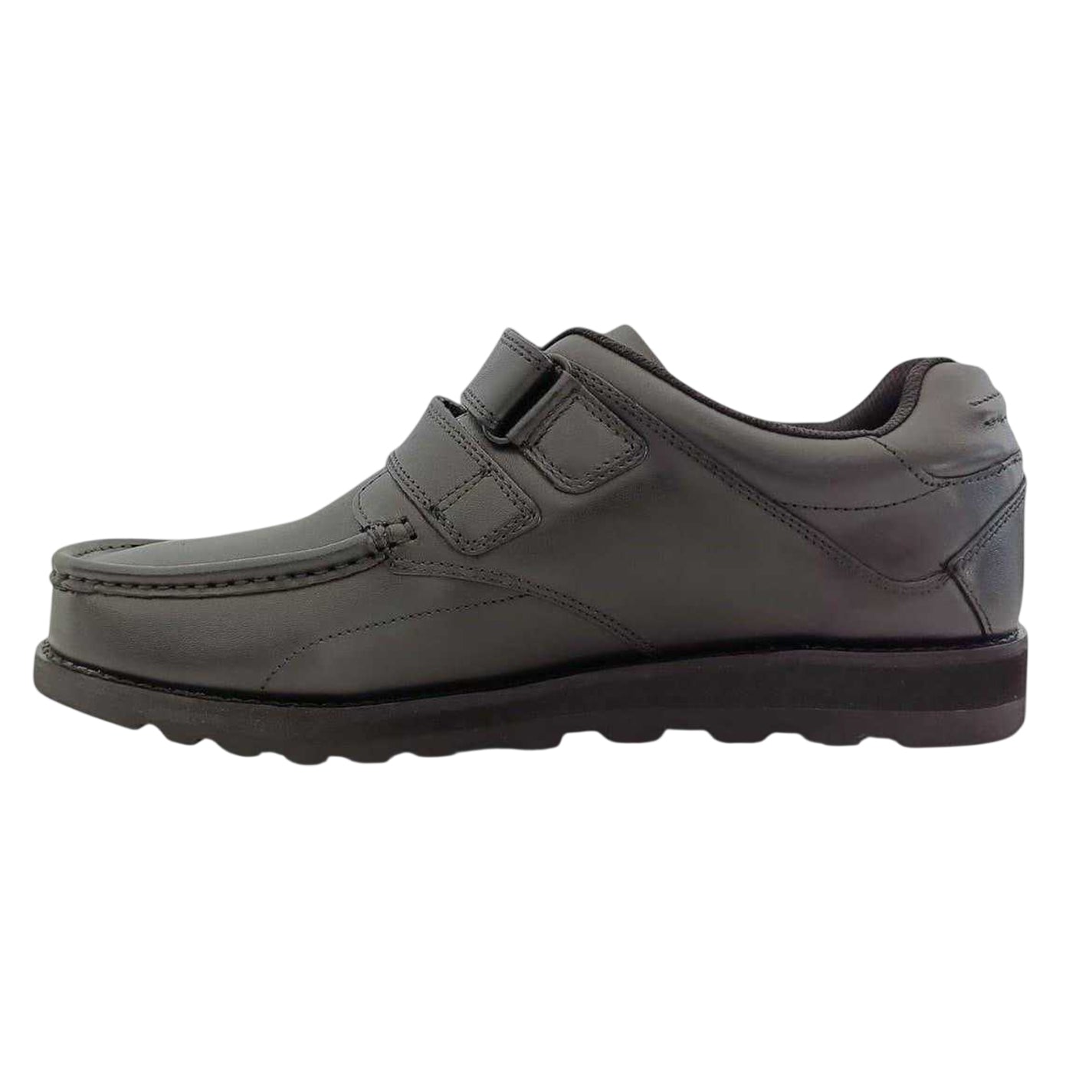 Black - Side - Pretty Green Mens Harrow Vel Leather Brogues
