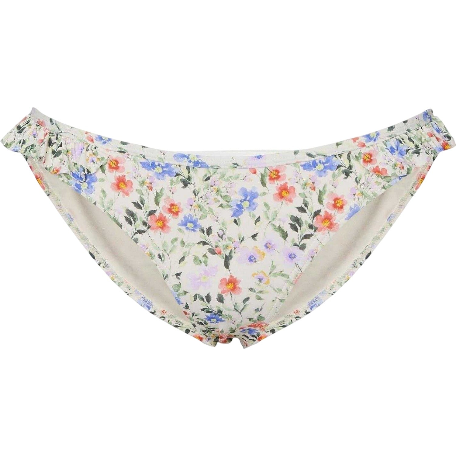 Floral Print - Front - Pieces Womens-Ladies Ditsy Floral Bikini Bottoms