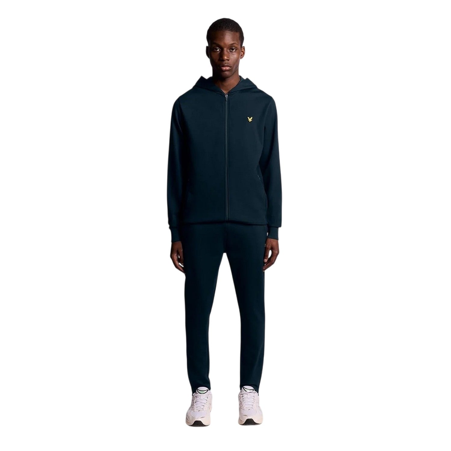 Dark Navy - Lifestyle - Lyle & Scott Mens Fly Fleece Full Zip Hoodie