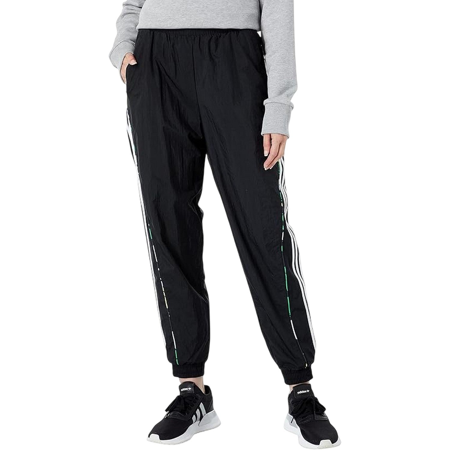 Black - Side - Adidas Womens-Ladies Originals Sweatpants