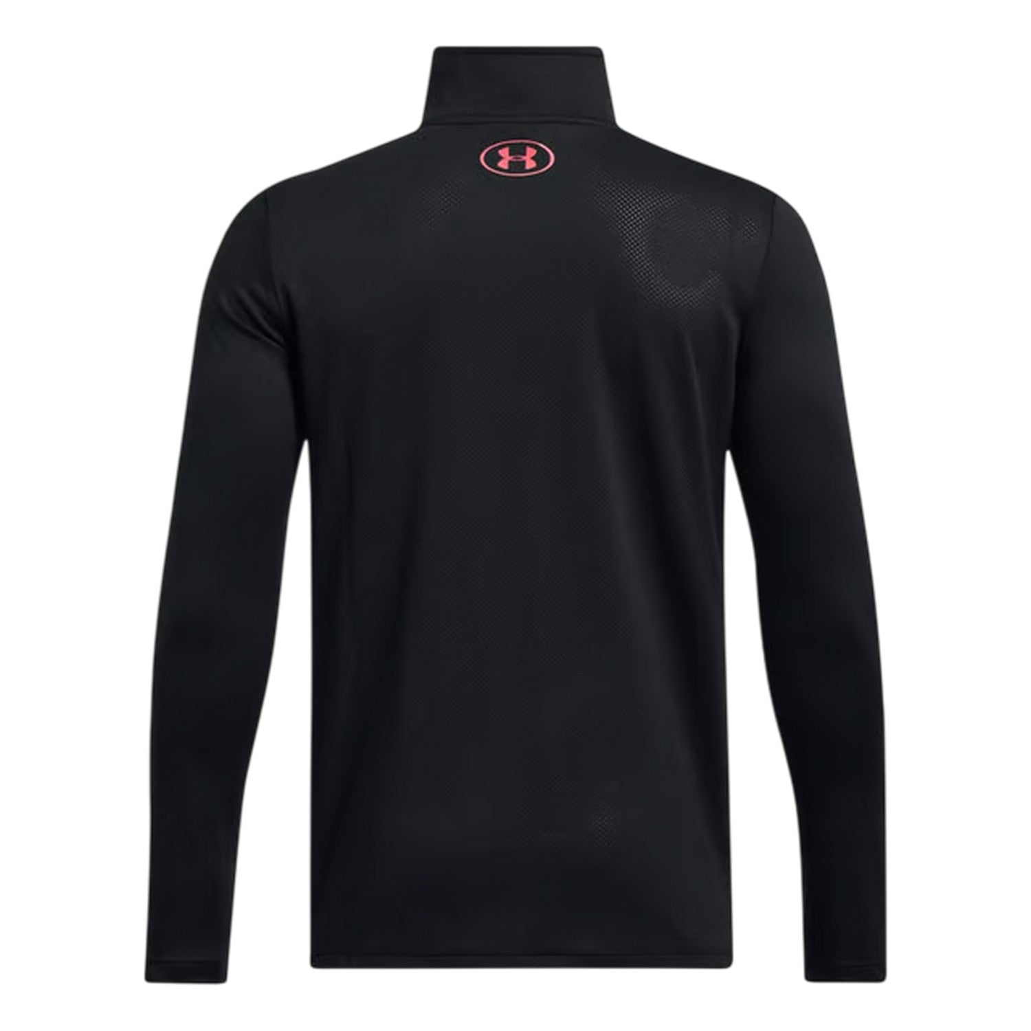 Black - Back - Under Armour Boys Tech Quarter Zip Top