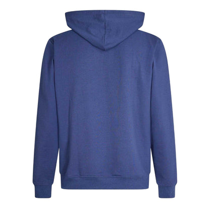 Navy - Back - Aquascutum Mens Logo Regular Full Zip Hoodie