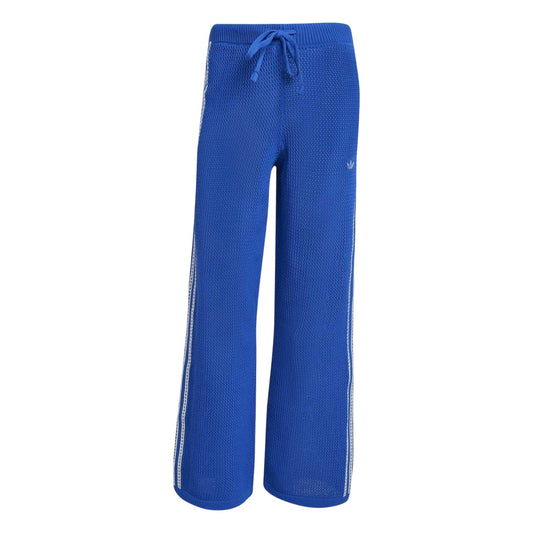 Blue - Front - Adidas Womens-Ladies Originals Crochet Joggers