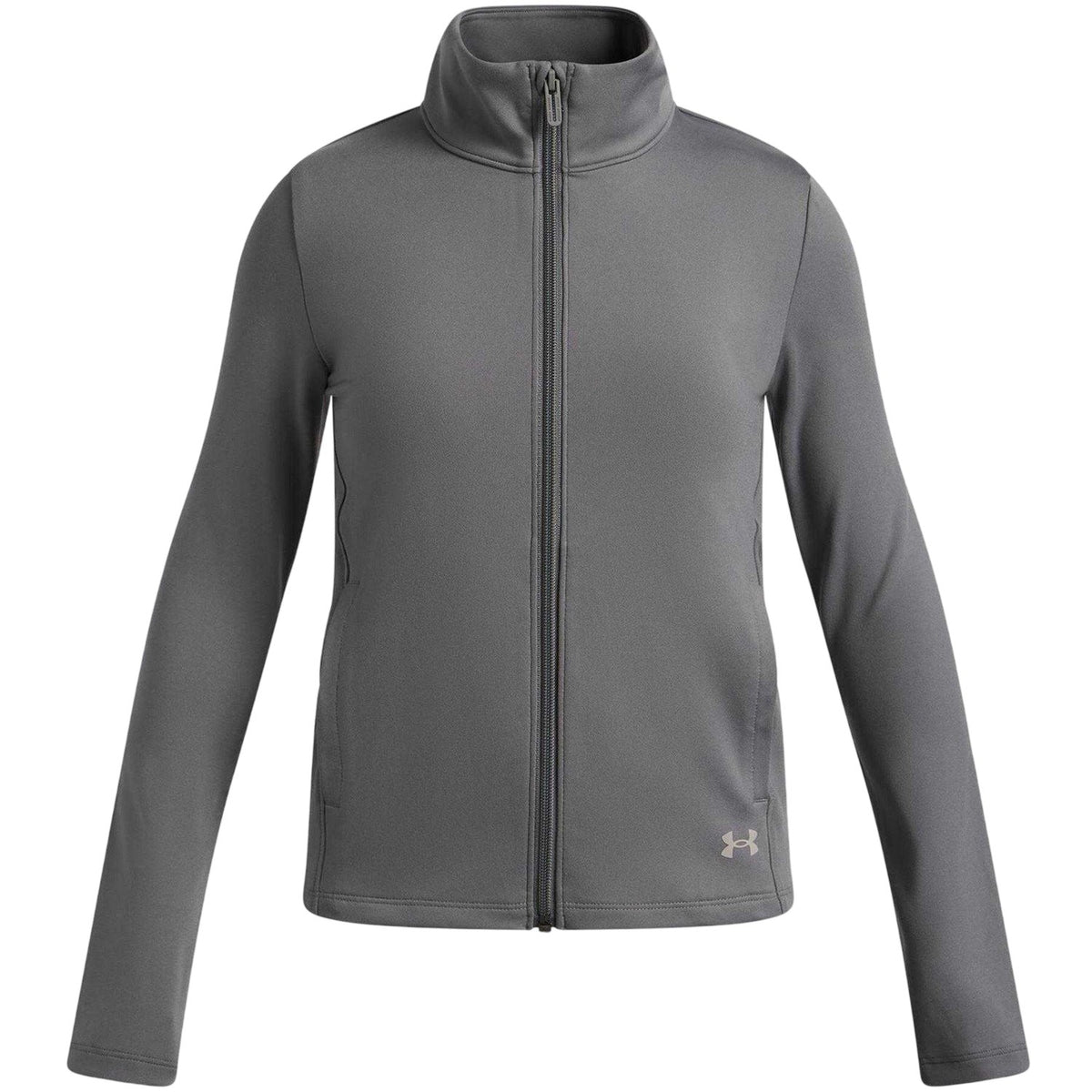 Green Clay - Front - Under Armour Childrens-Kids Motion Jacket