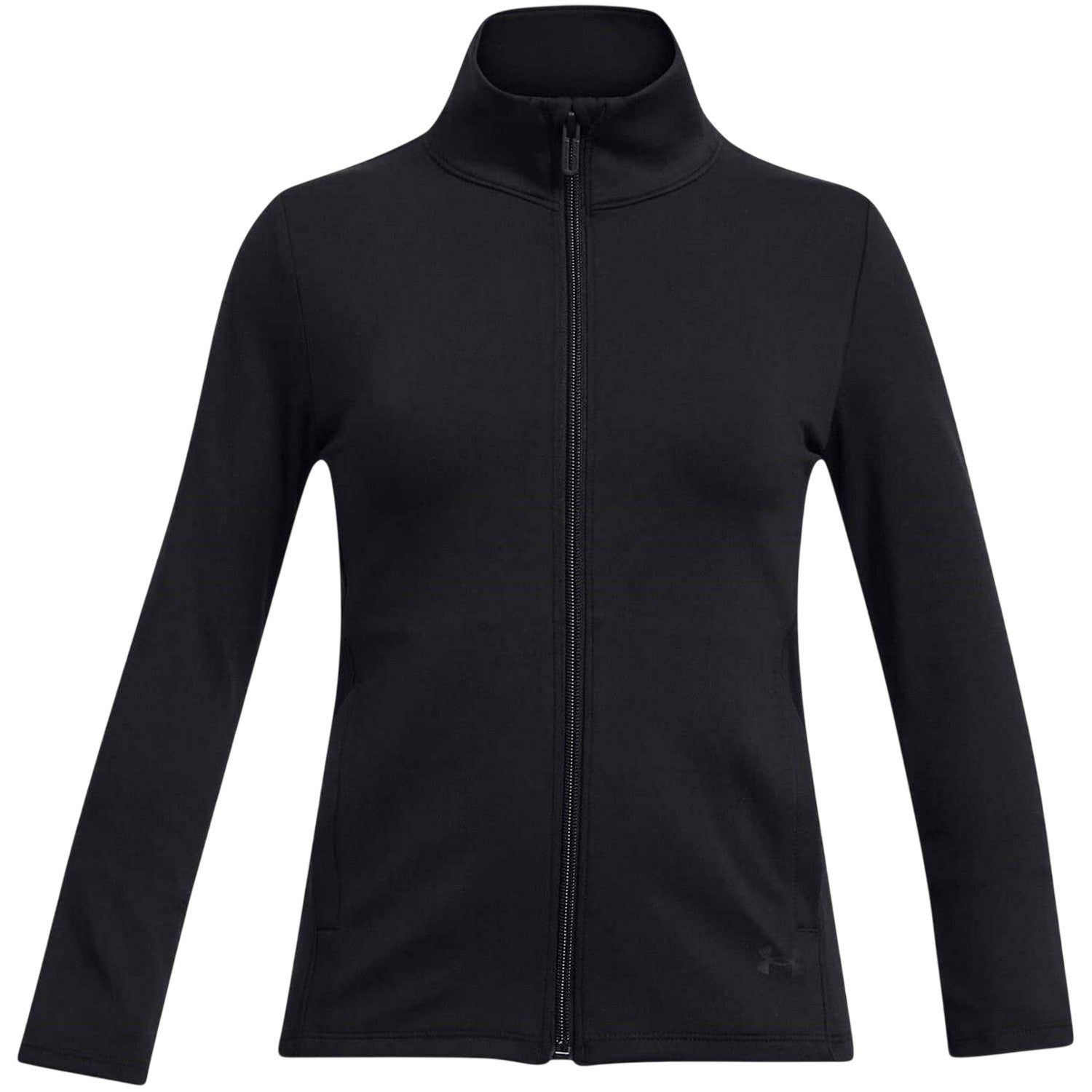 Black-Grey - Front - Under Armour Childrens-Kids Motion Jacket
